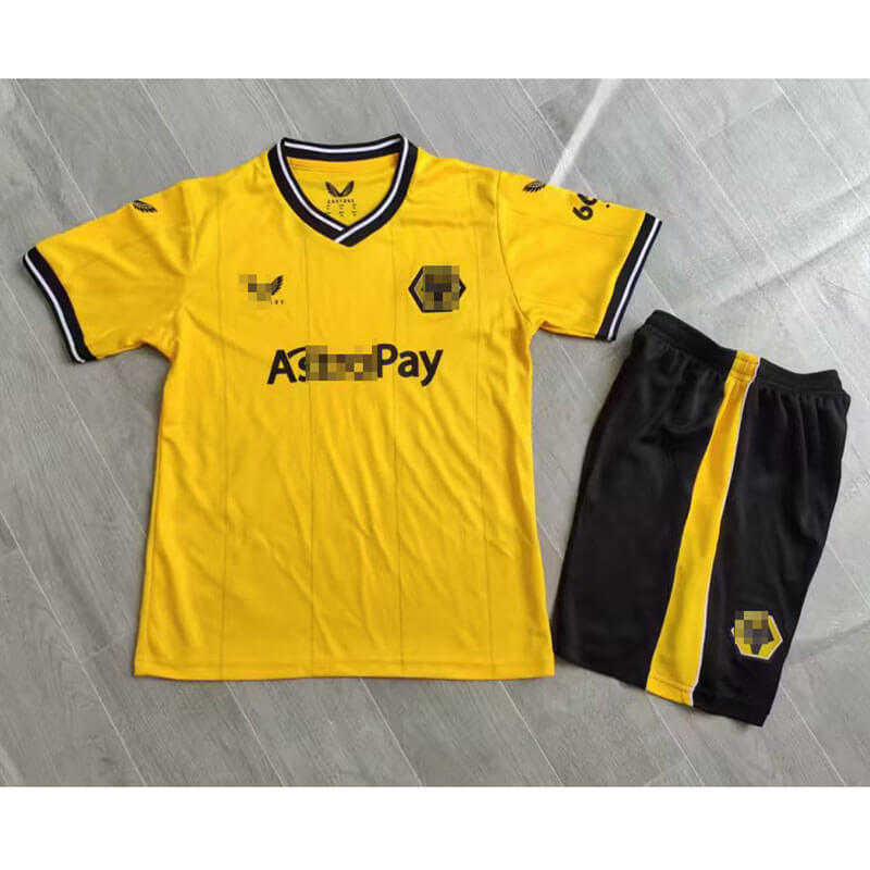 Camiseta Wolverhampton Wanderers 2023/2024 Home Niño Kit
